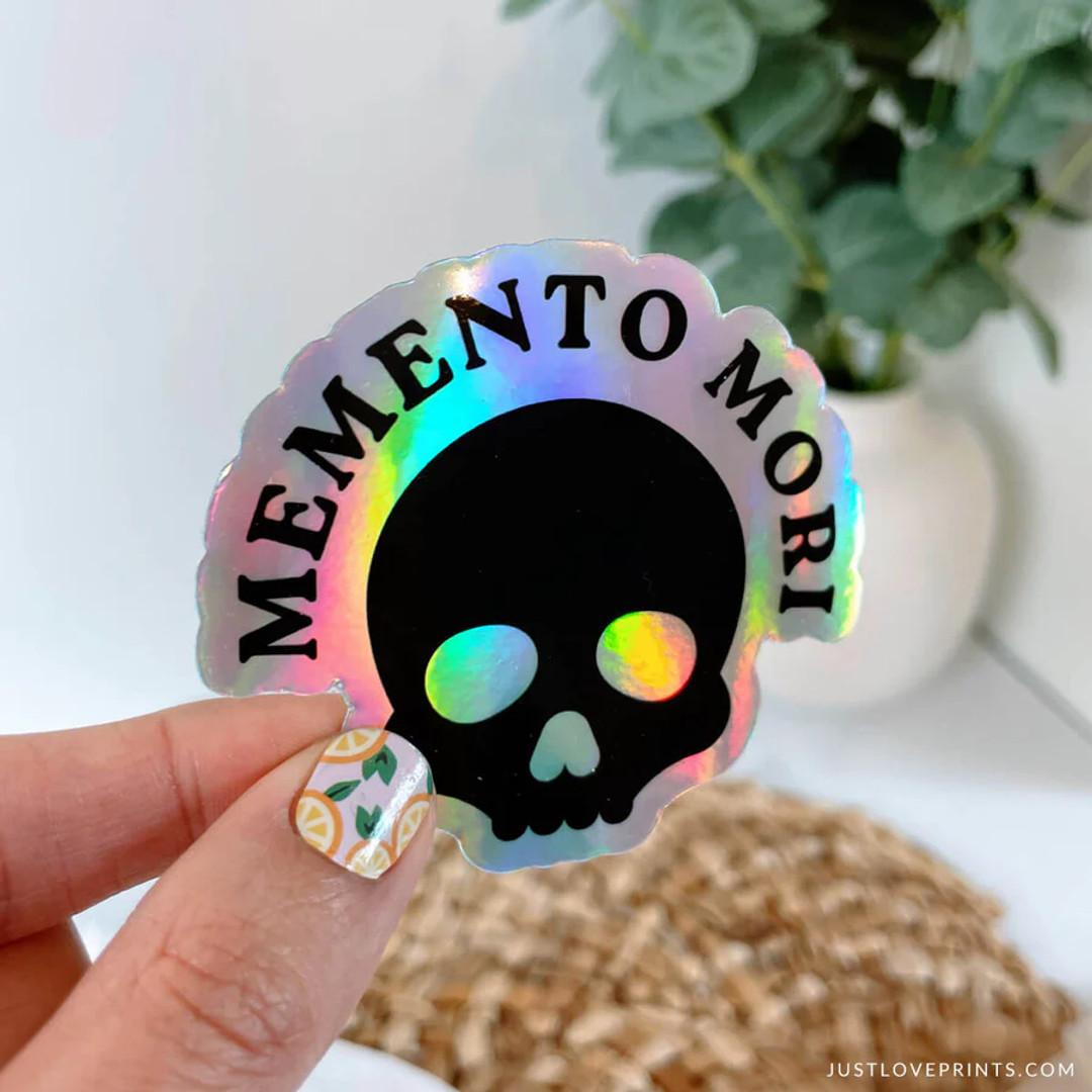 Memento Mori Vinyl Sticker