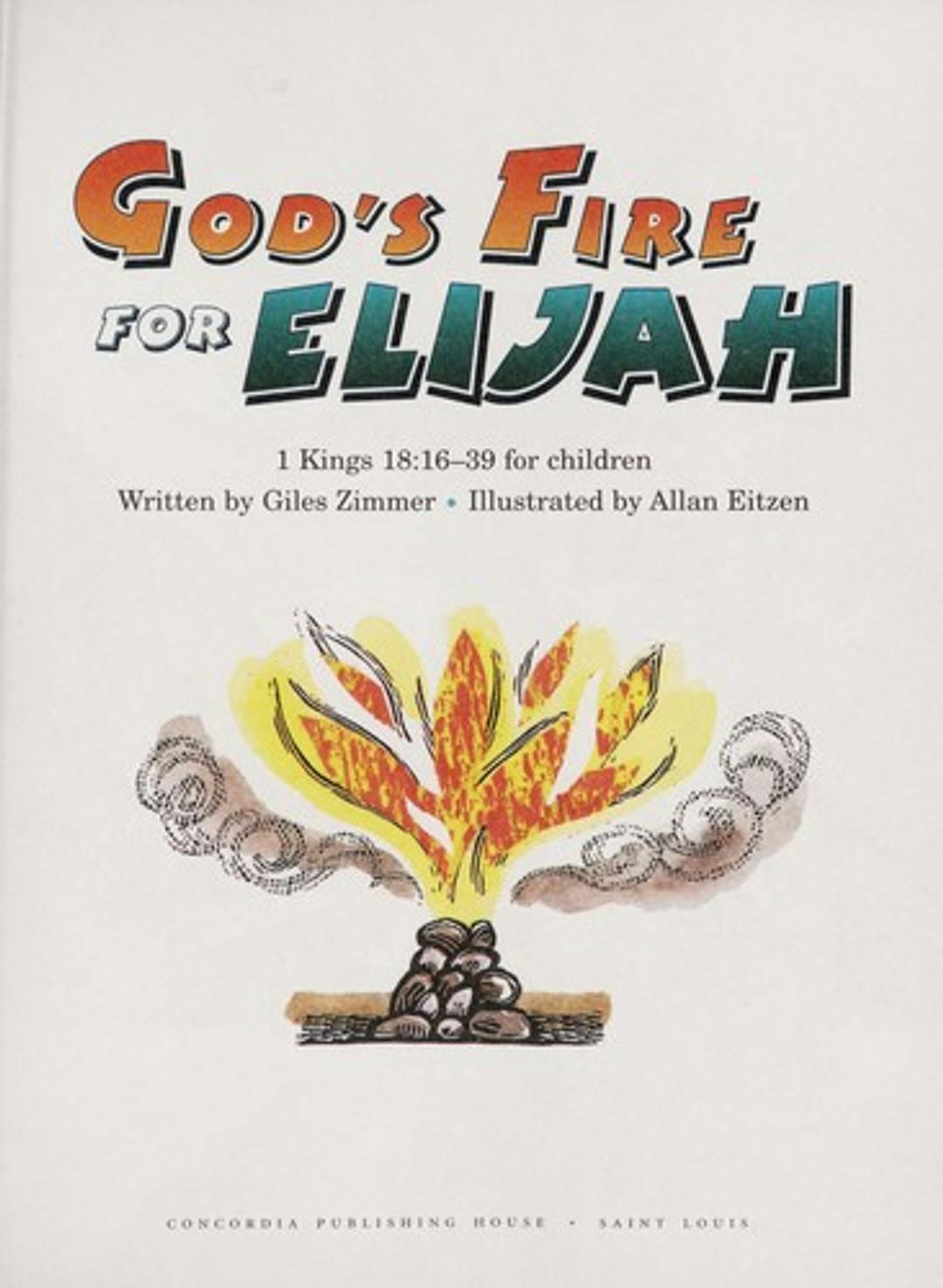 God's Fire for Elijah
